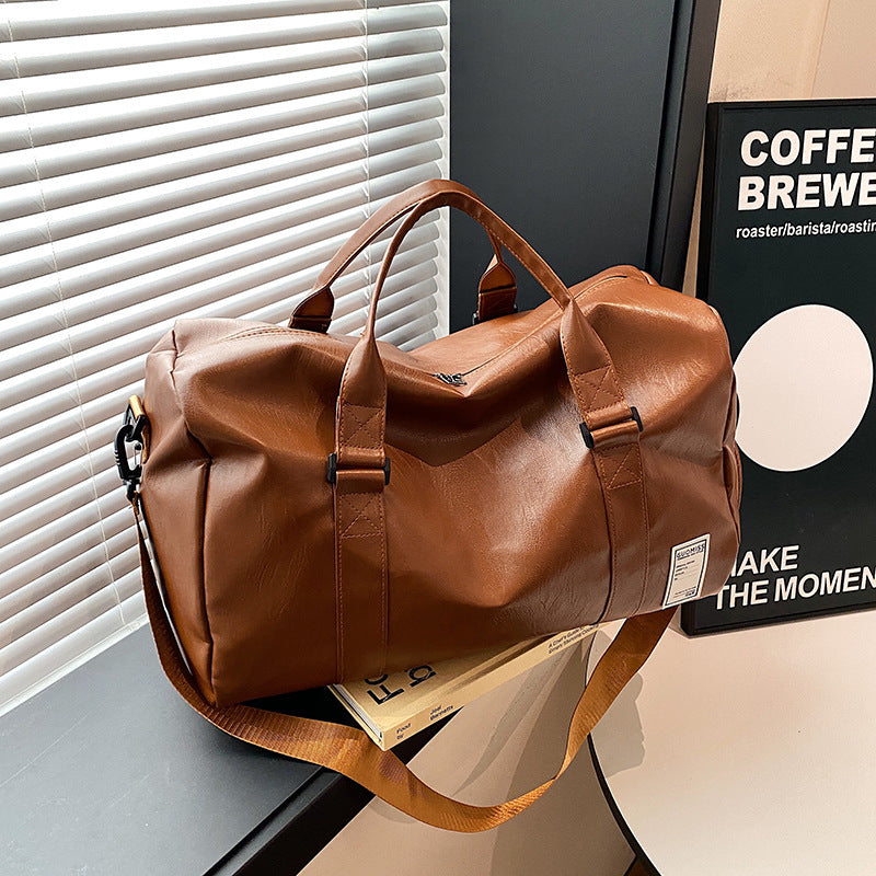 Mega Soft Leather Textured Travel Bag