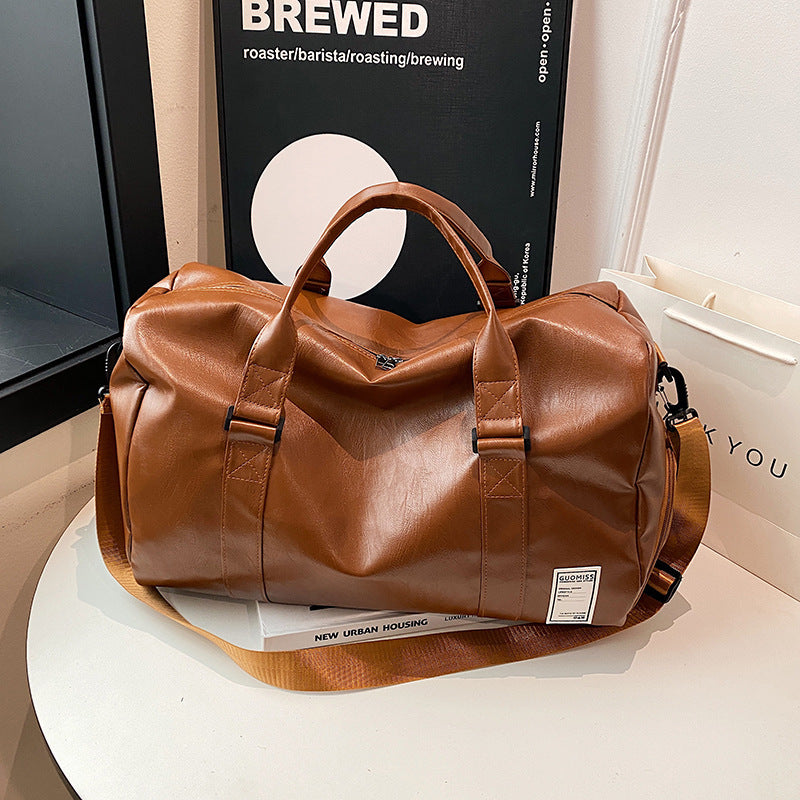 Mega Soft Leather Textured Travel Bag