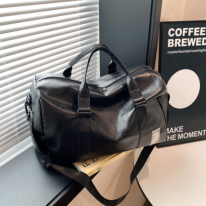 Mega Soft Leather Textured Travel Bag