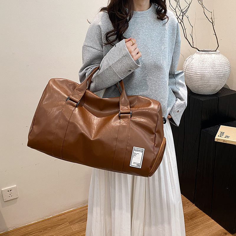 Mega Soft Leather Textured Travel Bag