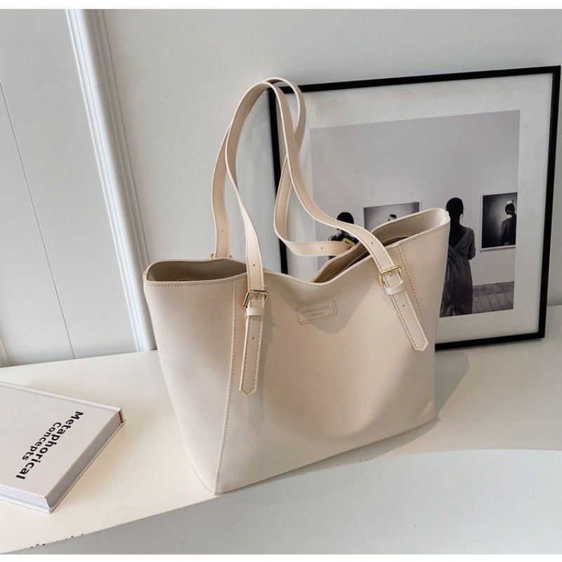 Large Capacity Women's All-match Simple Class Commuter Shoulder Bag