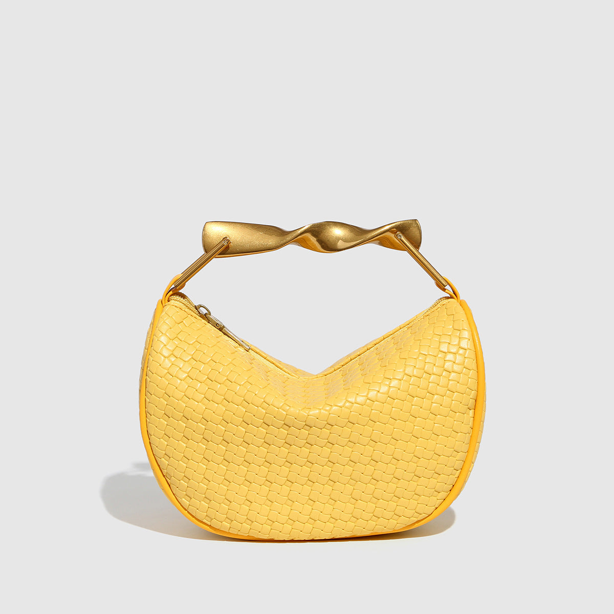 Straw Woven Dumpling Chain Shoulder Woven Crossbody Bag