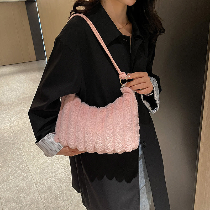 All-match Corduroy Elegant Women's Messenger Bag