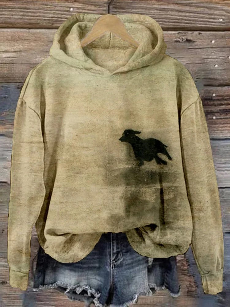 Womens 3D Digital Print Hoodie From Europe And The US