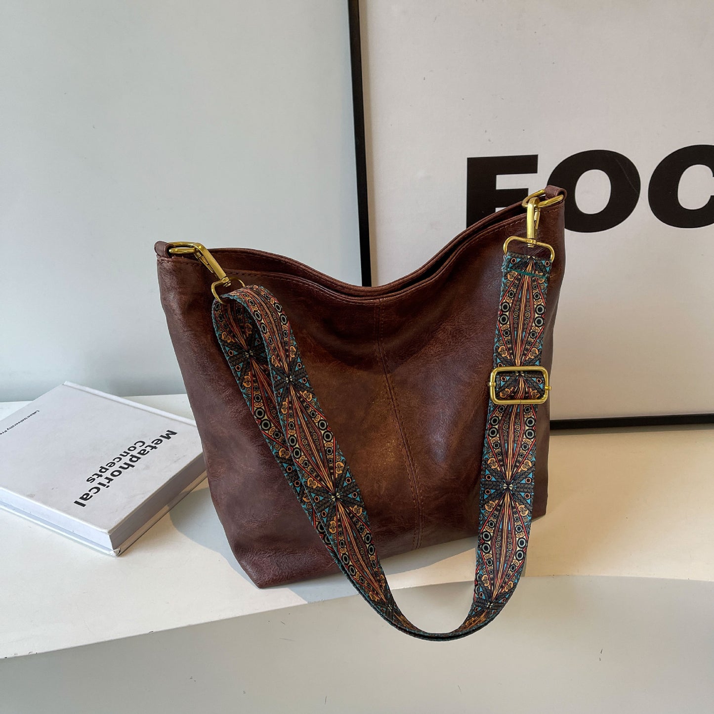 Mega Crossbody Women's Bucket Bag