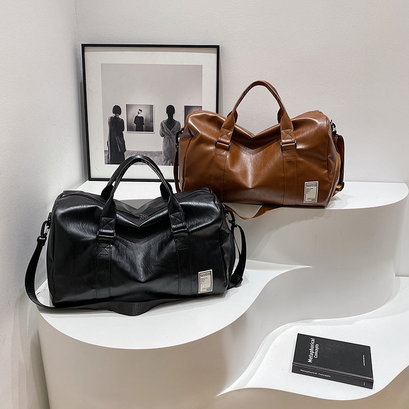 Mega Soft Leather Textured Travel Bag